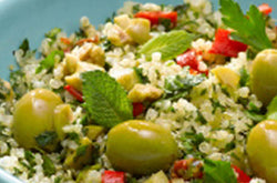 Salade de quinoa aux olives