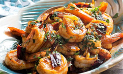 Crevettes rissolées à l'ail et au paprika fumé