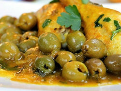Poulet au citron et aux olives