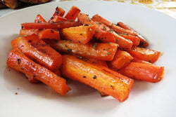 Carottes glacées à l'érable