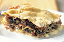 Lasagne aux artichauts et champignons